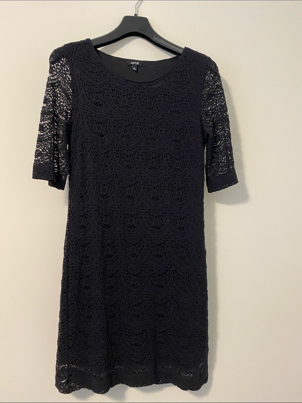 Apt. 9 Black Lace Midi Dress